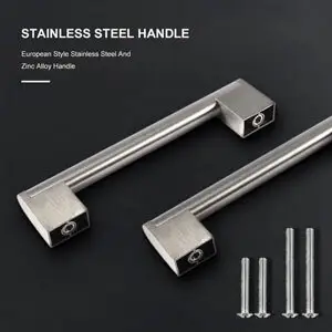 Stainless Steel Drawer Pulls Brushed SS/Black/Gold&Black/Gold&Brush SS/customizable 6