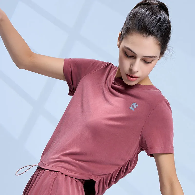 Camiseta respirável: ideal para lazer diário e design oco nas costas - ROADSUNSHINE 1