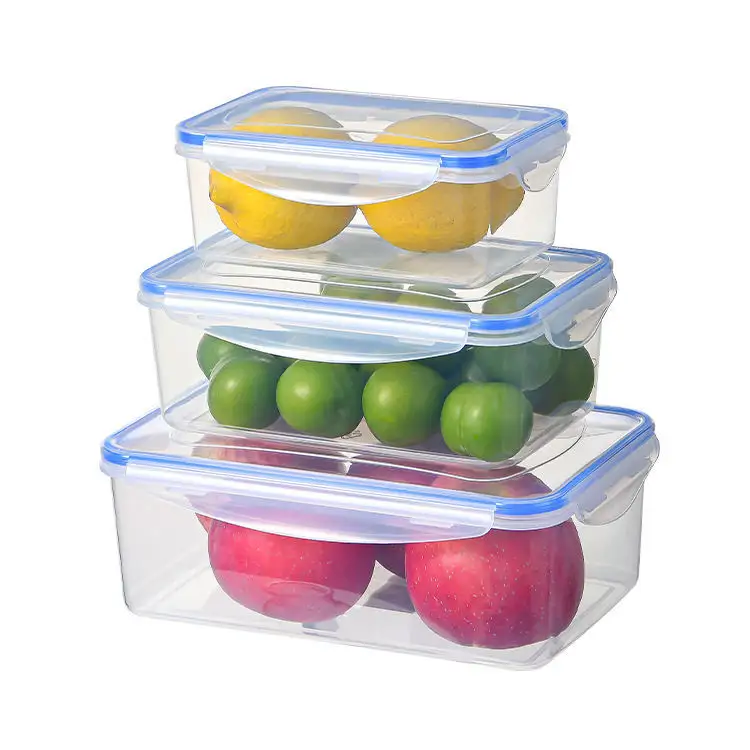 Dry Food Storage Containers Brand 800ml 1200ml 2200ml BPA-free/FDA Customized Pp+silicon 2