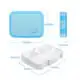 Plastic Lunch Box with Compartments for for Microwave Use, Green Pp 4