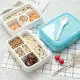 Plastic Lunch Box with Compartments for for Microwave Use, Green Pp 7