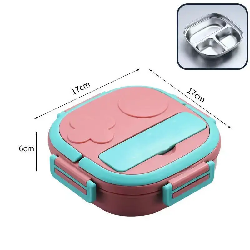 For Microwave Use Snack Box Plastic 7.09 X 7.09 X 0.28 Inches by 5