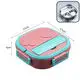 For Microwave Use Snack Box Plastic 7.09 X 7.09 X 0.28 Inches by 5