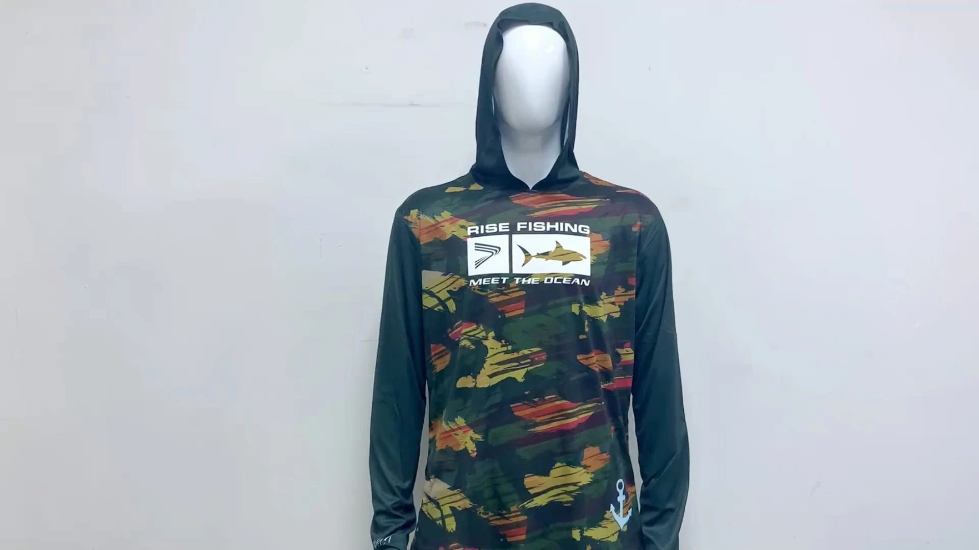 Rise Camouflage Hunt Fishing Jersey Hoodie 1
