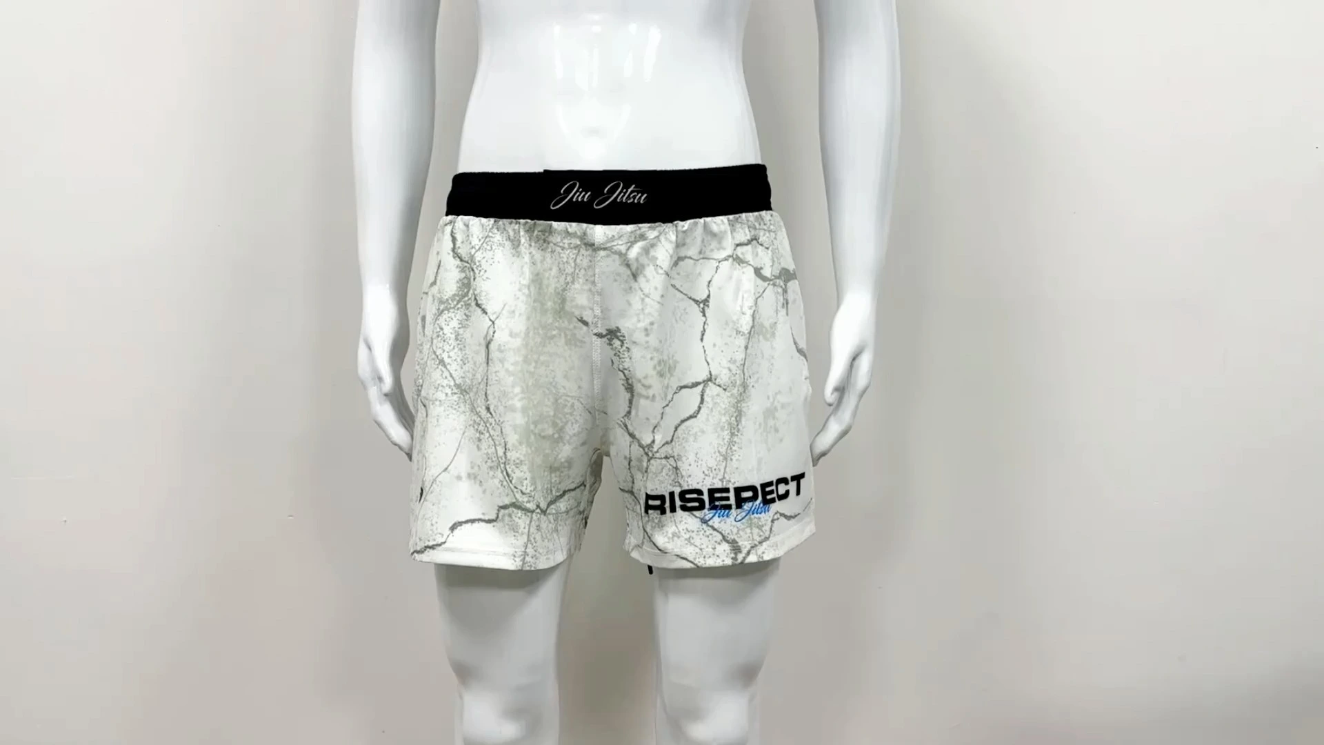 Rise 2.0 Marble BJJ MMA Shorts High Slit Ultralight Fight Shorts 1