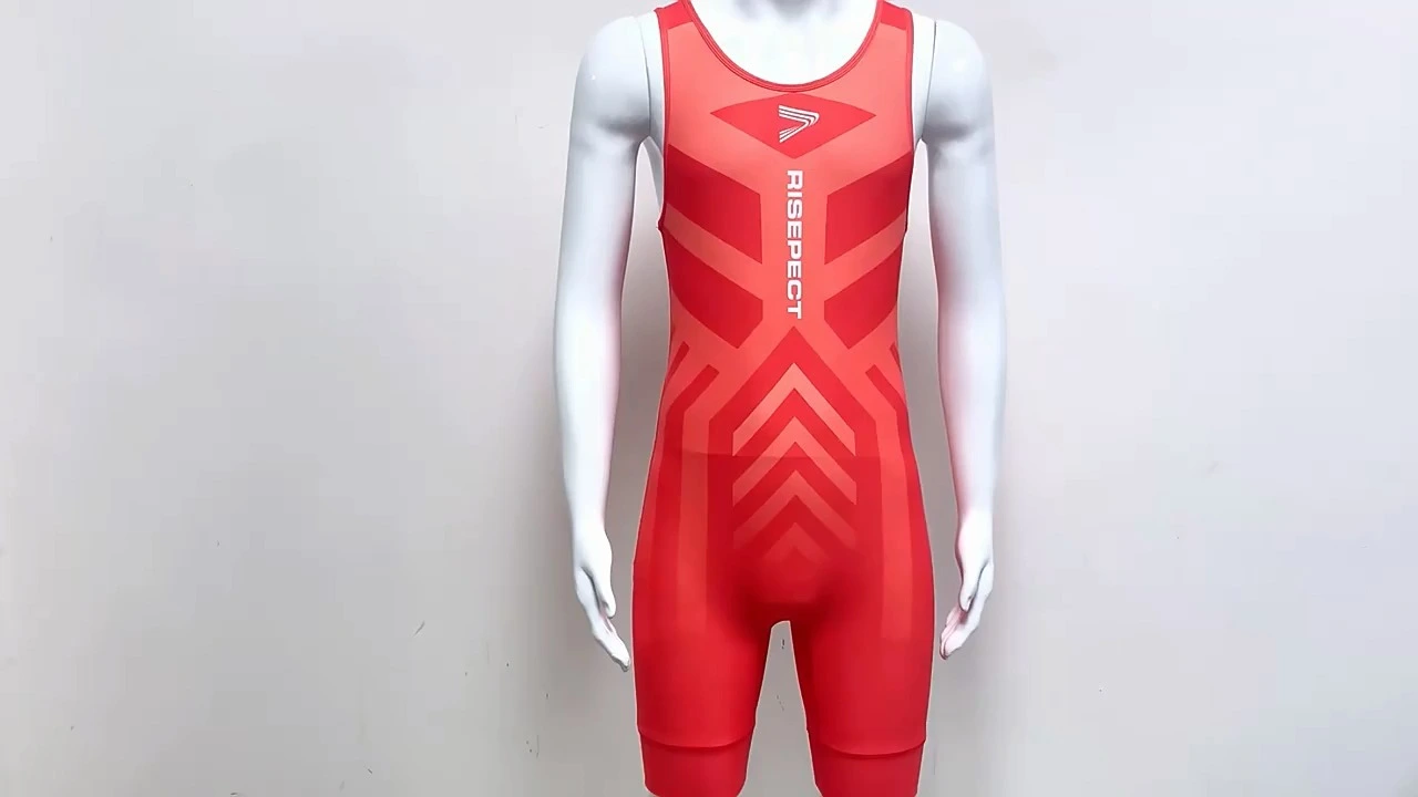Rise 2.0 Wrestling Singlets Wrestling Uniform Wholesale Red 1