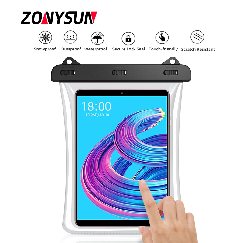 Kūʻai nui ʻia ʻo Pvc Ipx8 ʻeke pale wai 11.9 ʻīniha ʻeke ʻeke wai hoʻopaʻa wai maʻamau no ka Ipad mini 1