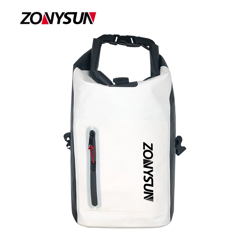 PVC Hiking Travel Custom Logo Backpack Camping Waterproof Tarpaulin Pack Outdoor Roll Top Dry Bag Foldable Waterproof Backpack