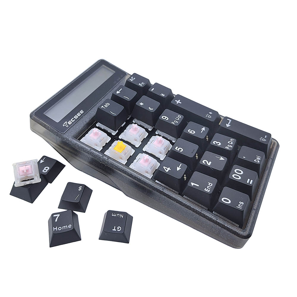 Tecsee Bluetooth Wireless Electronic Calculator MINI Mechanical Numeric Keypad
