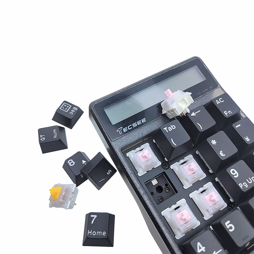 Tecsee Bluetooth Wireless Electronic Calculator MINI Mechanical Numeric Keypad