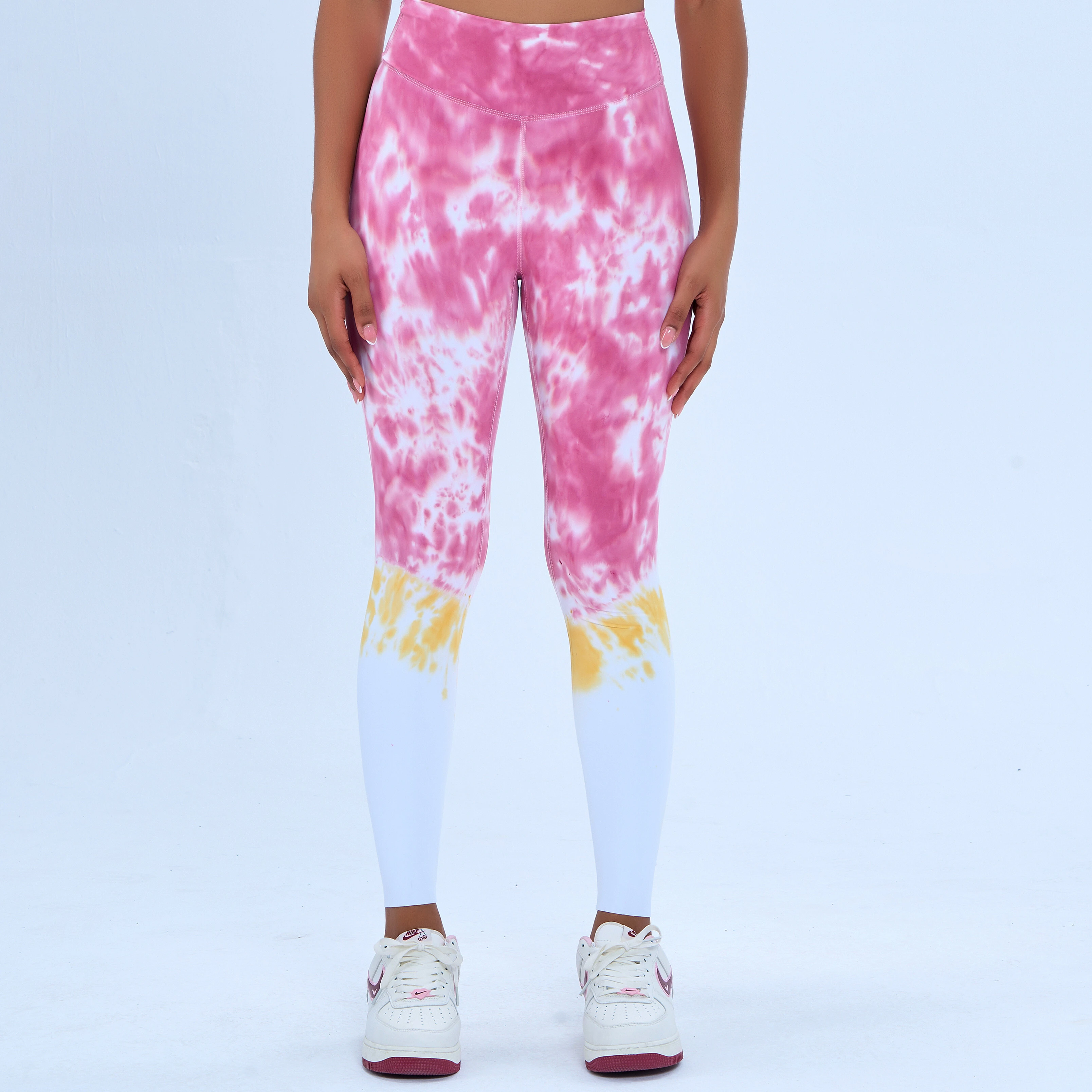 Fold Over Yoga Leggings Roadsunshisne Brand Nylon / Spandex OEM 1