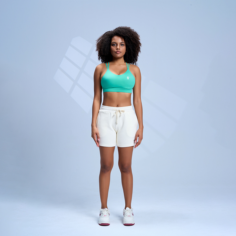 Pantalones cortos deportivos negros para mujer, la mejor marca de fabricación 87% nailon/13% spandex 4