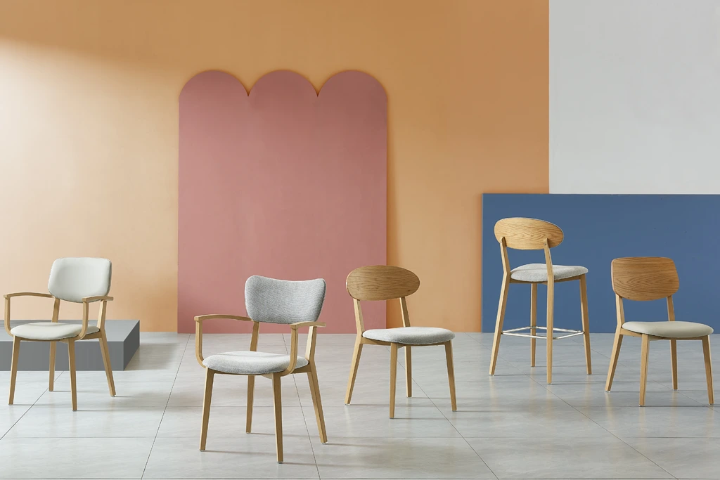 Commercial Restaurant Dining Chair Customized YL2001-FB Yumeya 1