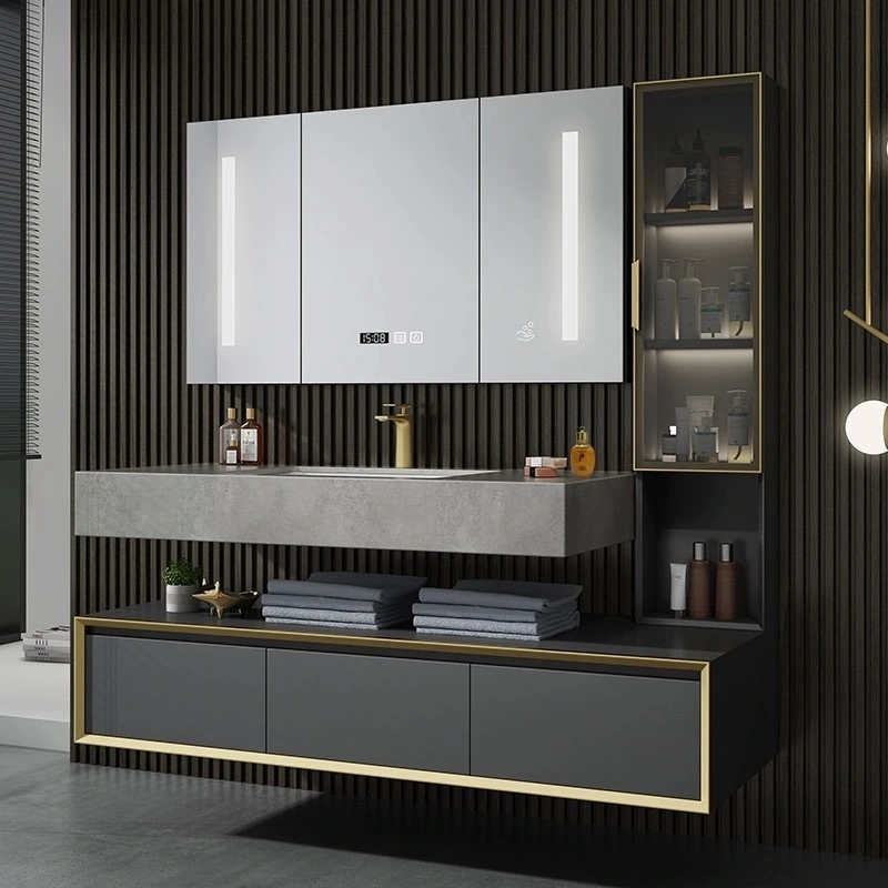 Sleek Seamless Mirrored Rock Basins: Elevate Your Modern Bathroom 1