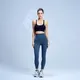 OEM en nylon/13% de spandex de l'industrie 87% de gymnase de guêtres de yoga de High Endburgundy 4