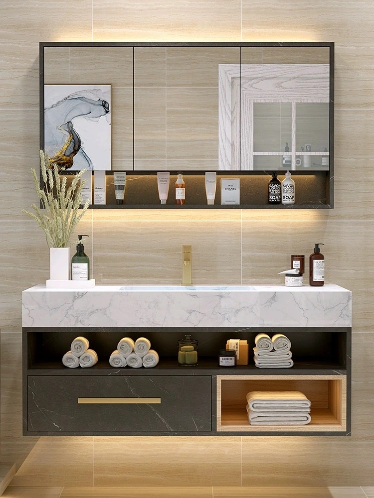 Smart Marble Bathroom Cabinet Set: Elevating Your Bathroom Experience 1