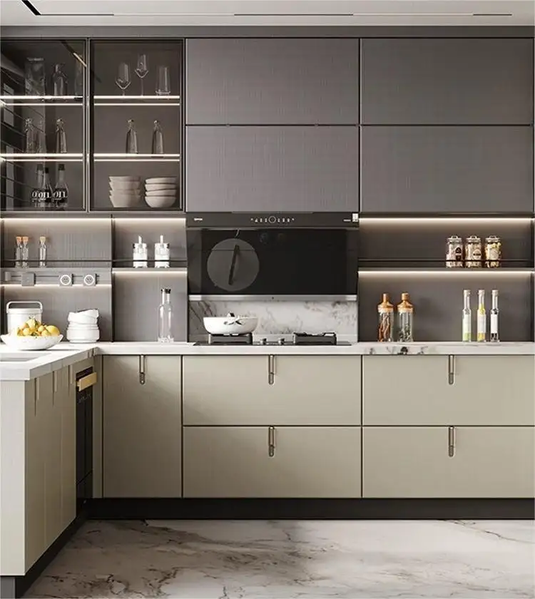 Gabinete de cocina de aluminio moderno Stvanica / 5