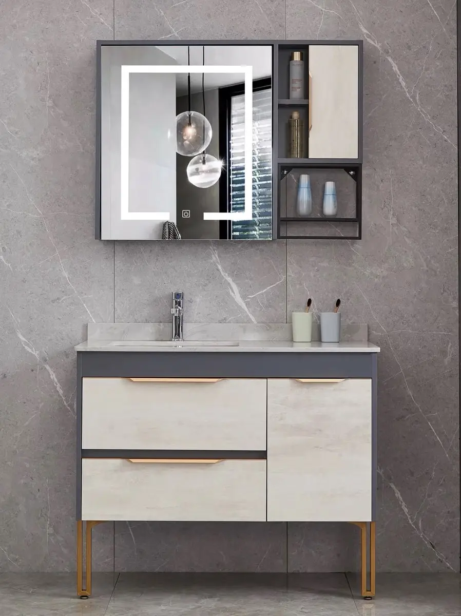 Single Freestanding Bathroom Vanity Stvanica 5