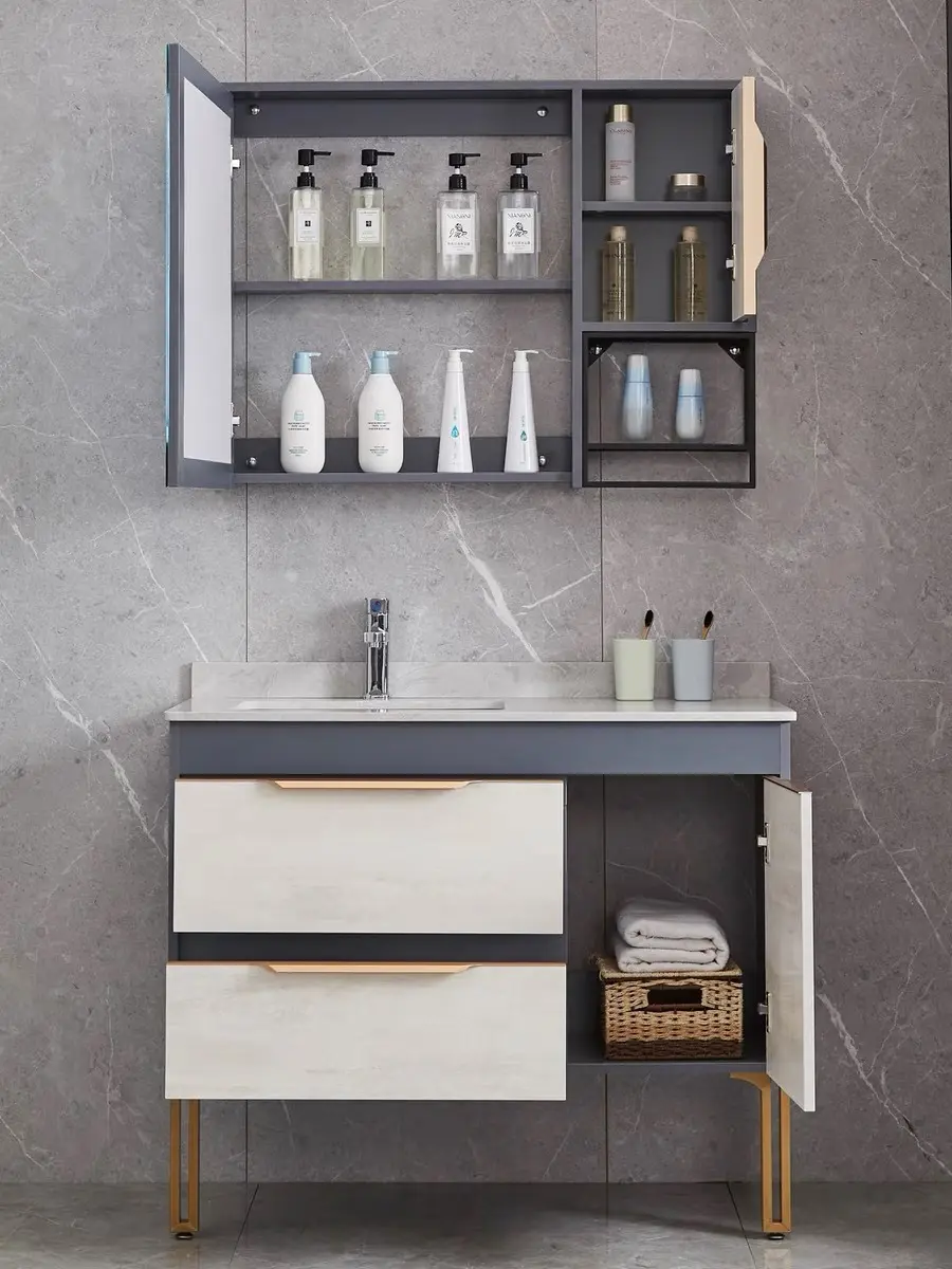 Single Freestanding Bathroom Vanity Stvanica 3