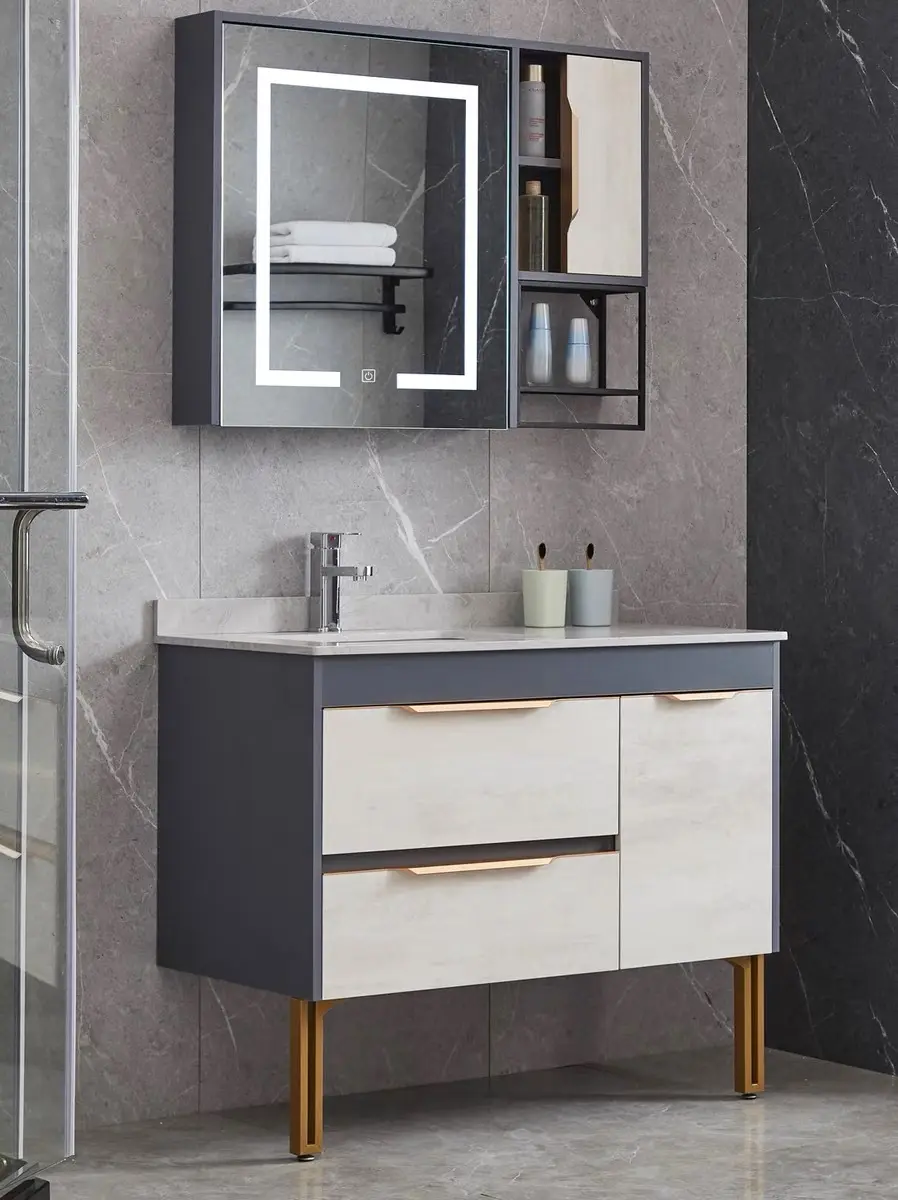 Single Freestanding Bathroom Vanity Stvanica 2