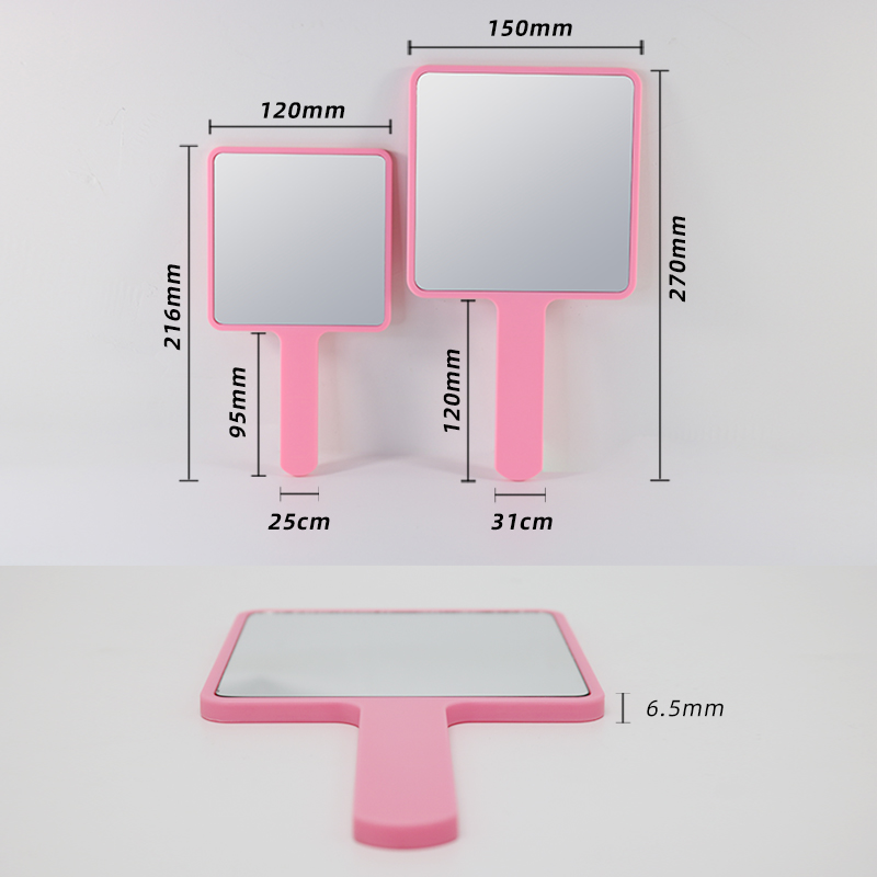 Custom Hand Held Compact Makeup Mirror 5
