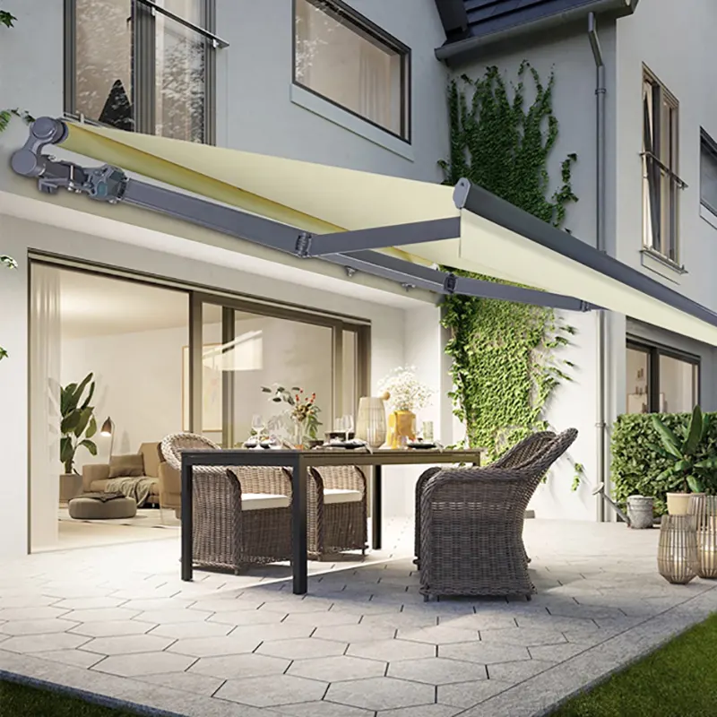 Hot 4m Full Cassette Manual Awning Wish Outdoor Brand 3