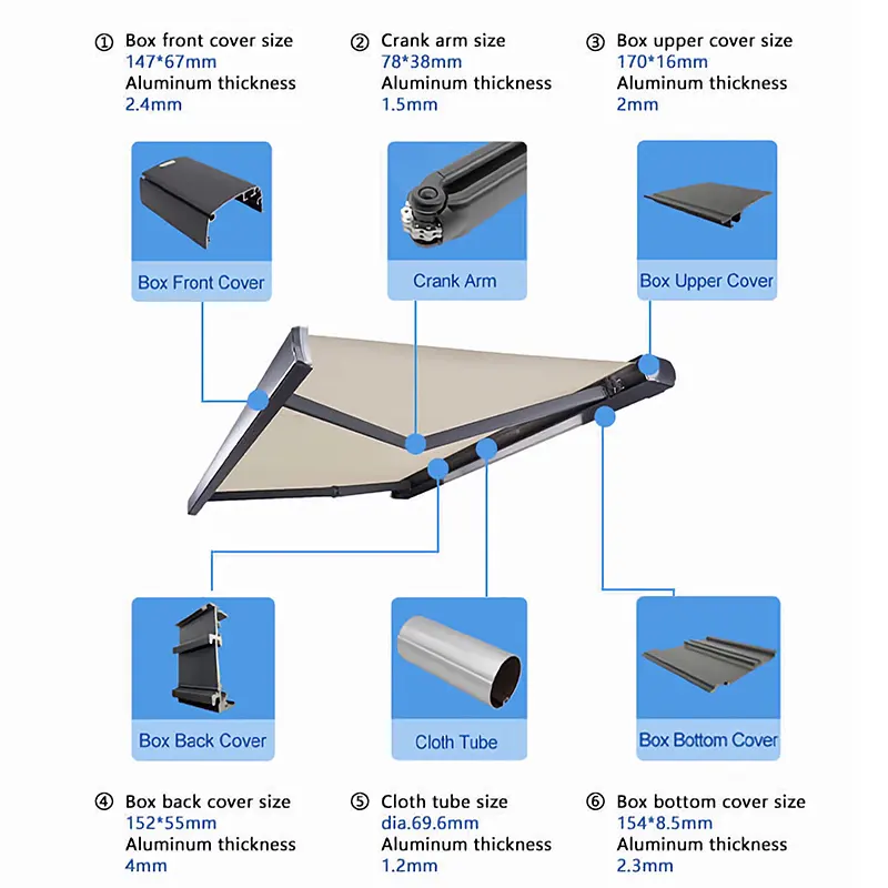 Cassette Awning for House Wish Outdoor 4