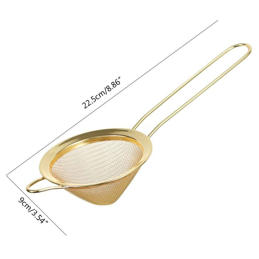 Stainless Steel Fine Grid Cocktail Strainer丨longrichbar 5