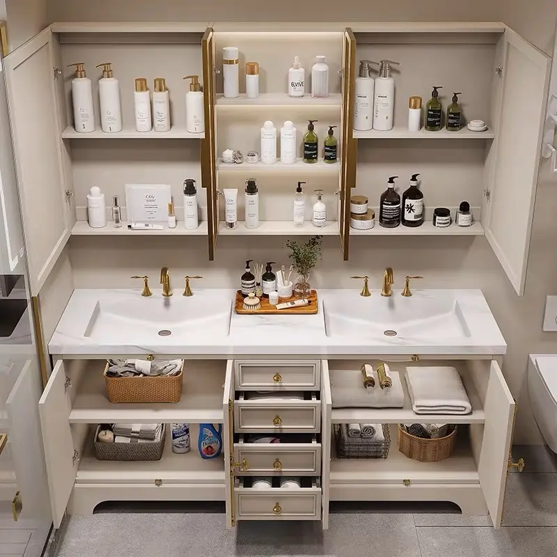 Proveedor de tocadores de baño dobles independientes de la marca Stvanica 2