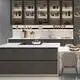 Hot Glass Front Kitchen Wall Cabinets with Glass Doors Stvanica Brand 4