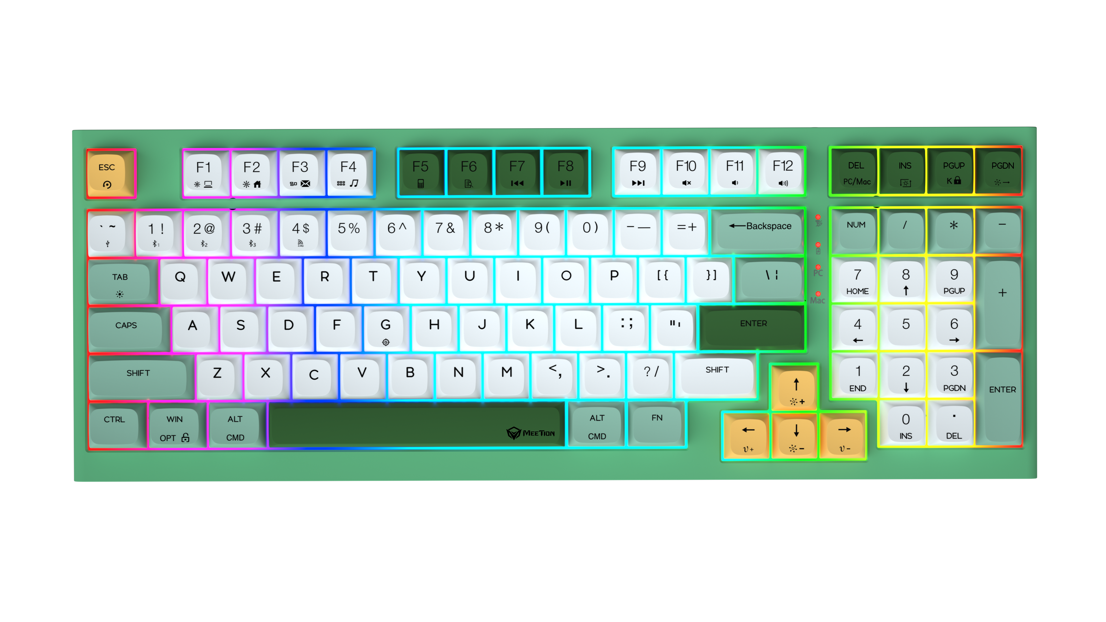 Kit de teclado inalámbrico DIY de 97 teclas