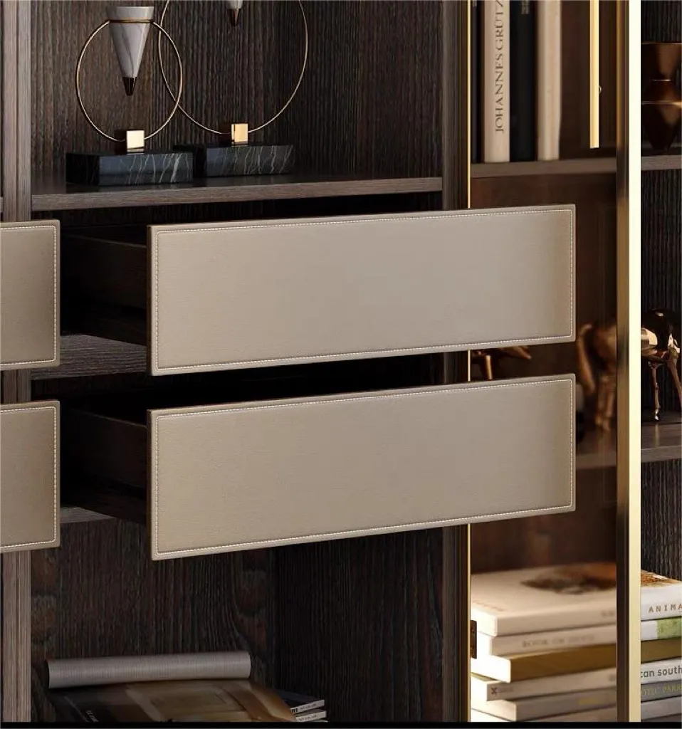 Custom 2 Door Wardrobe with Mirror and Drawers Stvanica 11