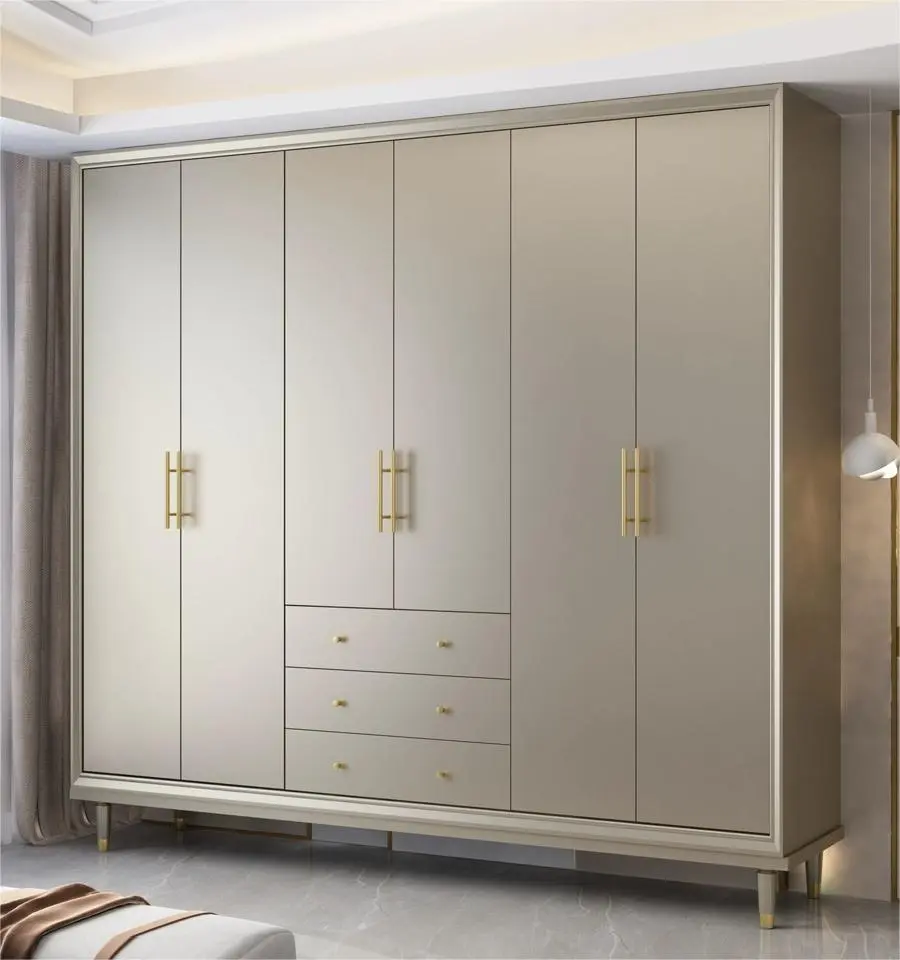 Streamlined Hinged Wardrobe: A Minimalist American Design 1