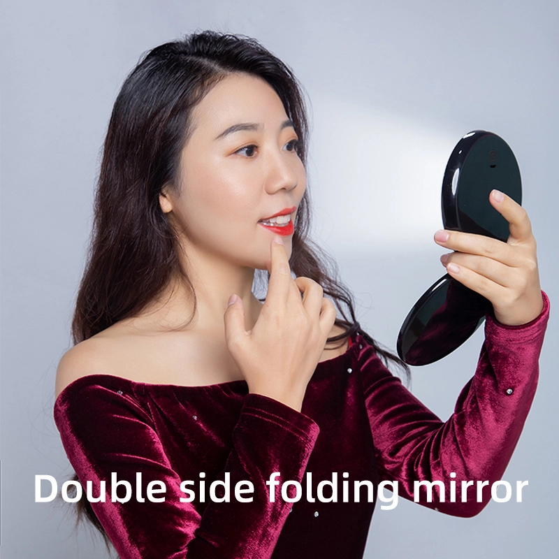 Petit miroir de courtoisie pliable avec lumières - SK2207 1
