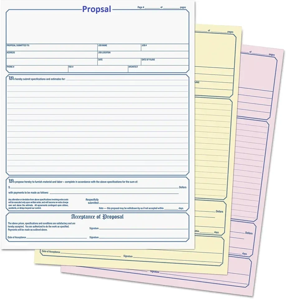 Manufacturer Factory Price 1-6ply Computer Billing Paper 241*280 ( 9.5x11) Continuous Computer Paper 1
