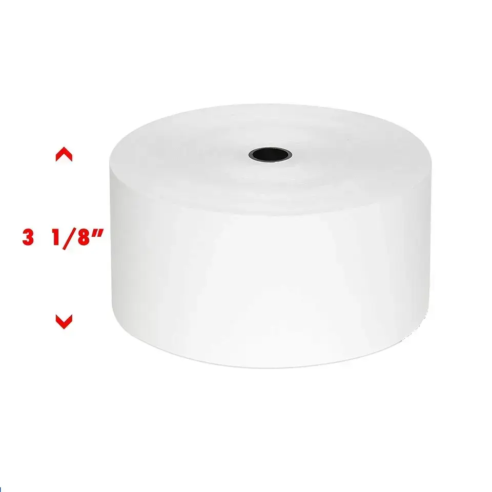 Jinbao Paper Terminal Paper Roll Thermal Material and 100% Virgin Wood Pulp Papermanufacturers 3