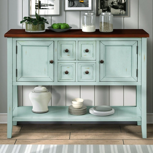 TREXM Cambridge series buffet side cabinet porch table 1