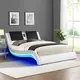 Lit plateforme en cuir sur mesure Gersto Furniture 2