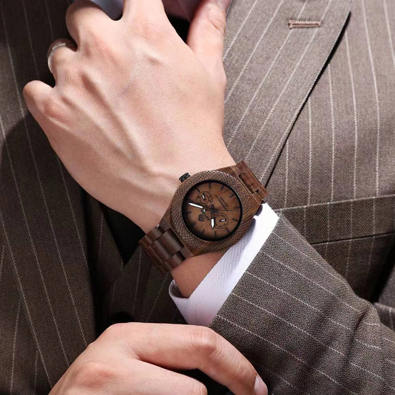 Wholesale Wooden Watches for Men SEIRAL Brand 5