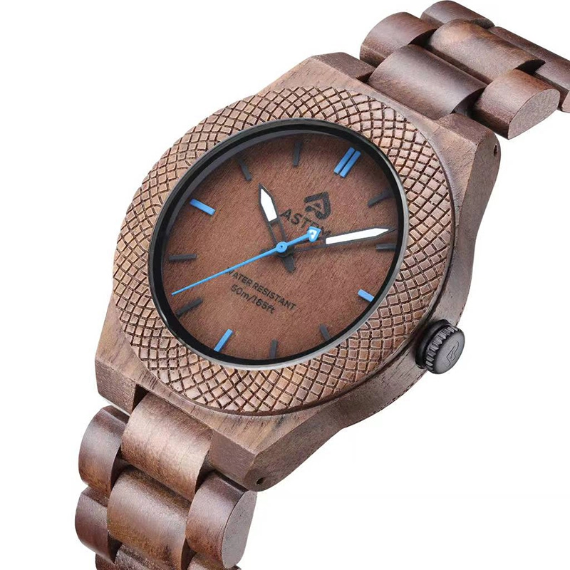Wooden Watch Band XC9002G Miyota 2035 Quartz Movement Wooden Watch Band Unisex SEIRAL Brand 3