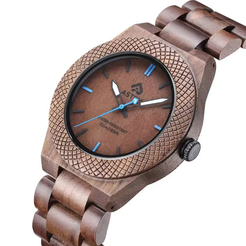 Wooden Watch Band XC9002G Miyota 2035 Quartz Movement Wooden Watch Band Unisex SEIRAL Brand 3