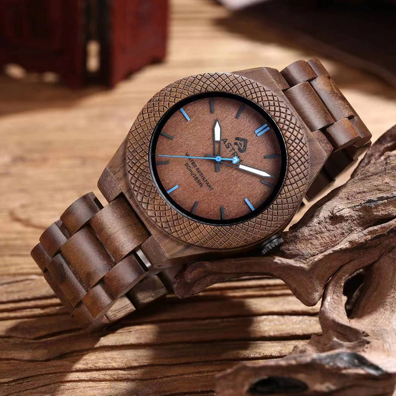Wooden Watch Band XC9002G Miyota 2035 Quartz Movement Wooden Watch Band Unisex SEIRAL Brand 6