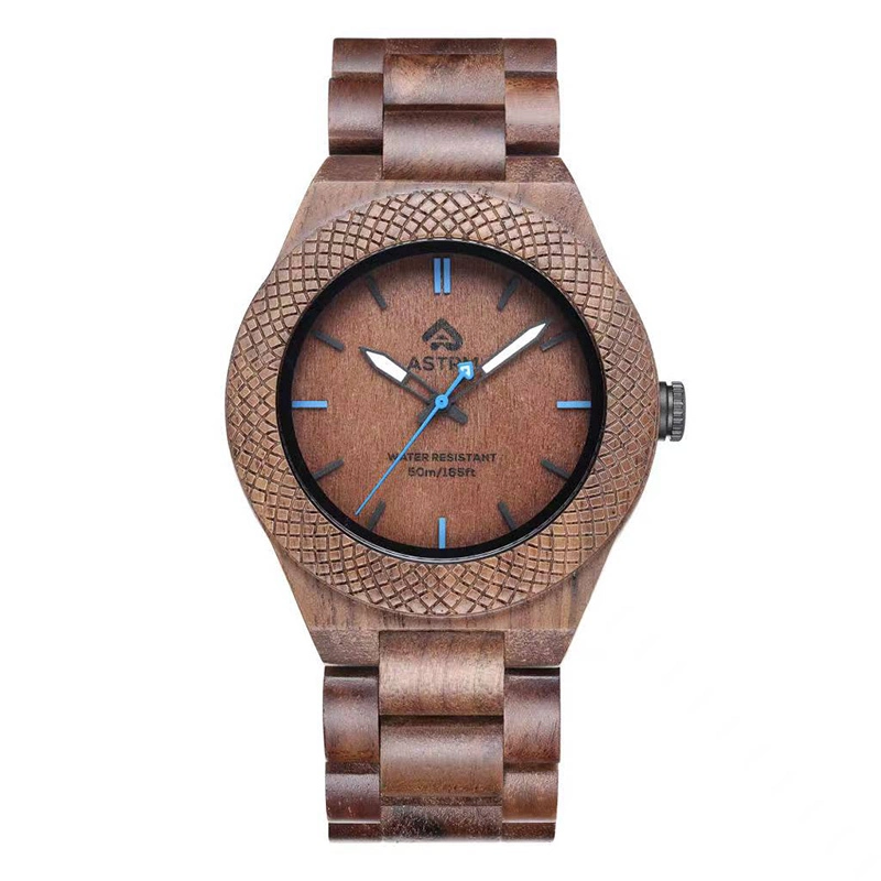 Wooden Watch Band XC9002G Miyota 2035 Quartz Movement Wooden Watch Band Unisex SEIRAL Brand 2