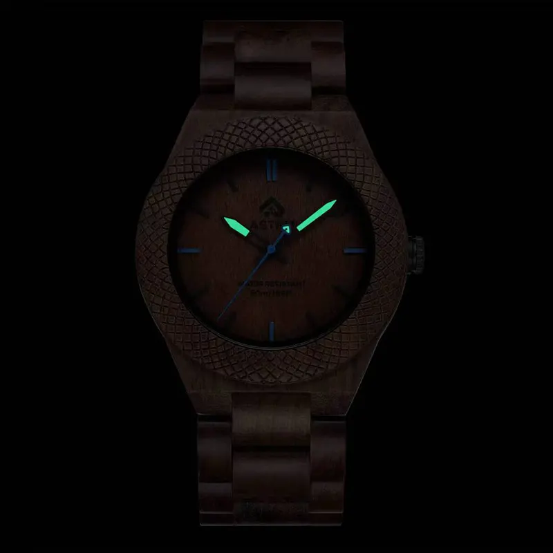 Wooden Watch Band XC9002G Miyota 2035 Quartz Movement Wooden Watch Band Unisex SEIRAL Brand 7