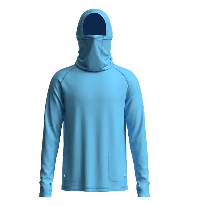 Sweat à Capuche De Pêche Homme Avec Masque UPF 50+ KZ03 Dery