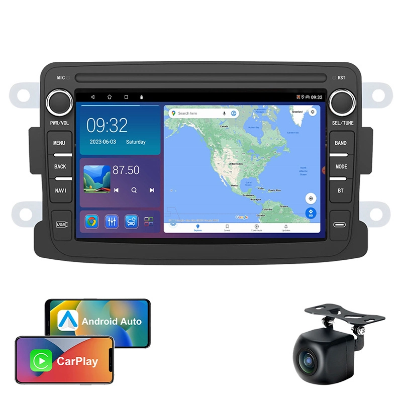 Hot Sale Car Stereo7 Inch Android General Vehicle-Mounted Video And Audio Navigation Gps Android auto Carplay 2 Din Car DVD Player For Volkswagen - 7007Q8 1