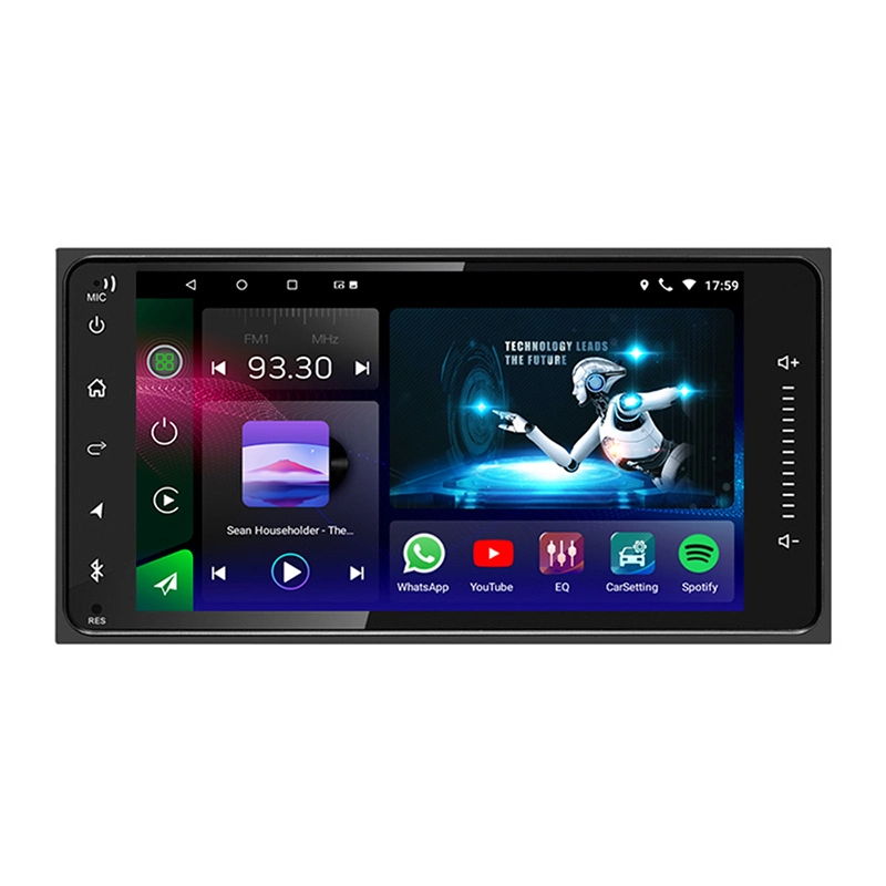 Offre spéciale autoradio 7 pouces Ram 1GB/2GB Rom 16GB/32GB sans fil/filaire Android Auto Carplay RDS DSP Wifi Gps navigateur lecteur DVD pour Toyota - 7169A6 1