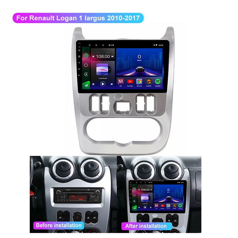 Wholesale Price Android Car Video 9 Inch Carplay Android Auto Stereo Player Music DSP RDS Double Din For Renault Logan 1 Largus Dacia Duster 2010 2011 2012 2013 2014 2015 2016 2017 1