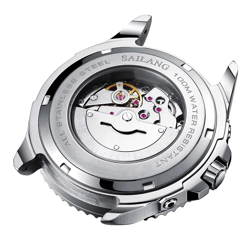 Stainless Steel Mechanical Watch XC6147G SEIRALmen Japanese Seiko NH35 Automatic Machine Movement 5
