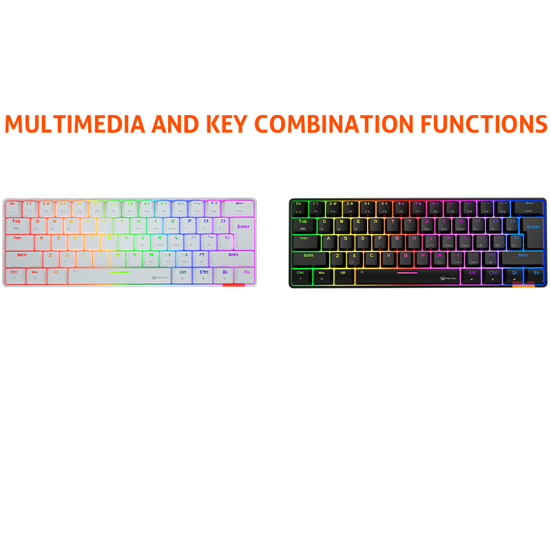 Best Dual Mode Bluetooth 60 Gaming Keyboard mk005bt Meetion